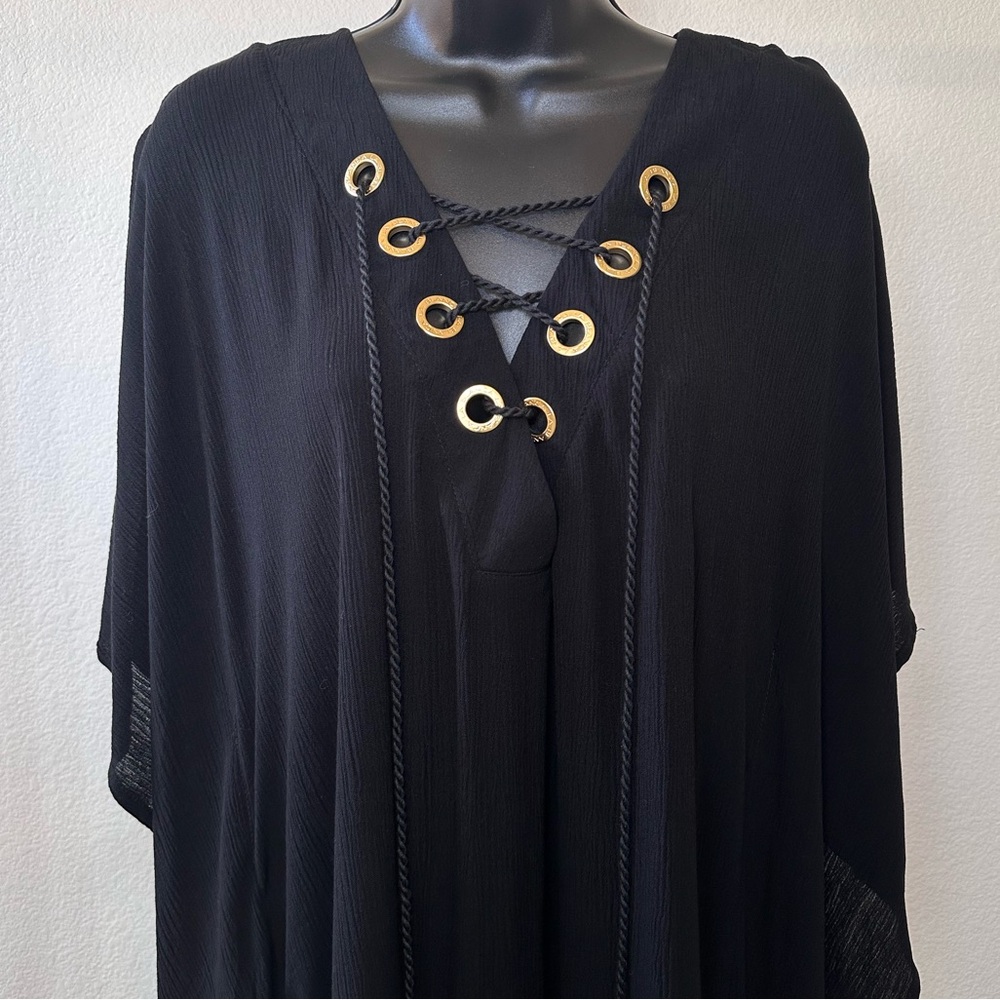 La Blanca NWT Capri Lace Front Coverup Caftan - Picture 3 of 10